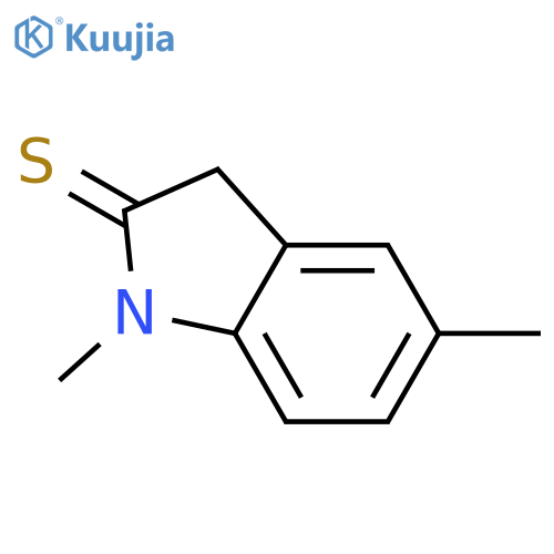1,5-Dimethyl-2,3-dihydro-1h-indole-2-thione structure