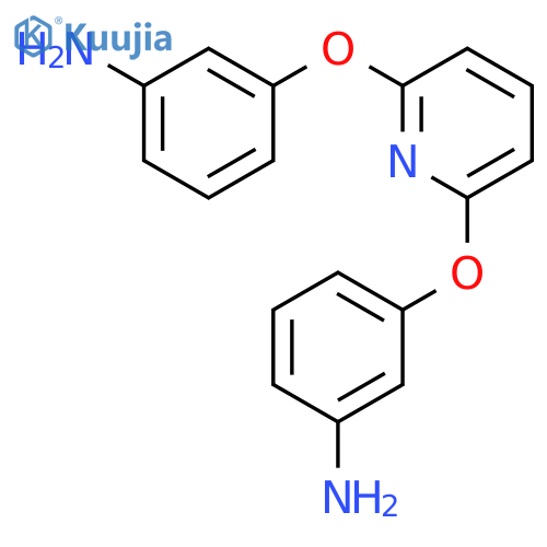 3-[6-(3-aminophenoxy)pyridin-2-yl]oxyaniline structure