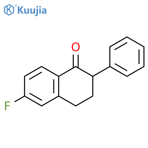 1(2H)-Naphthalenone, 6-fluoro-3,4-dihydro-2-phenyl- structure