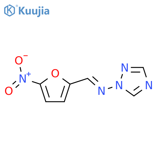 1H-1,2,4-Triazol-1-amine,N-[(5-nitro-2-furanyl)methylene]- structure