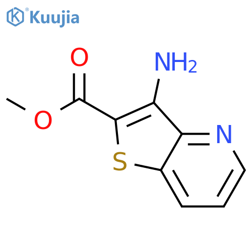 Methyl 3-aminothieno[3,2-b]pyridine-2-carboxylate structure
