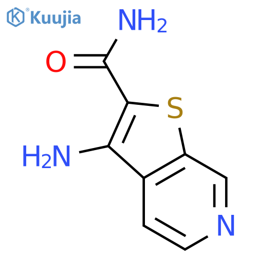 Thieno[2,3-c]pyridine-2-carboxamide,3-amino- structure