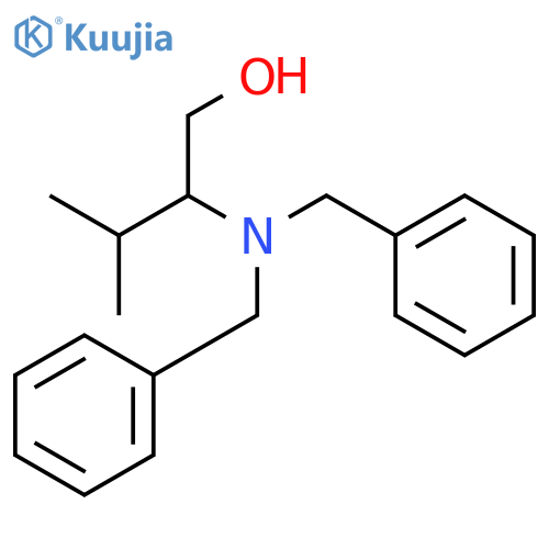 1-Butanol,2-[bis(phenylmethyl)amino]-3-methyl-, (2S)- structure