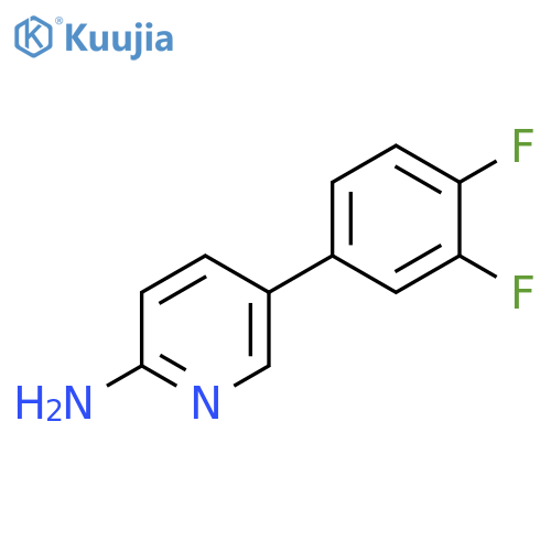 2-AMINO-5-(3,4-DIFLUOROPHENYL)PYRIDINE structure