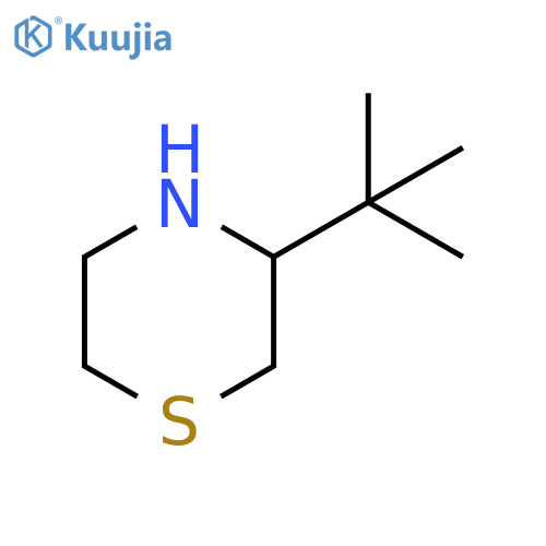3-tert-butylthiomorpholine structure