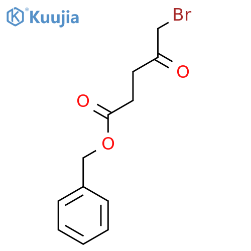 5-Bromo-4-oxo-pentanoic acid benzyl ester structure