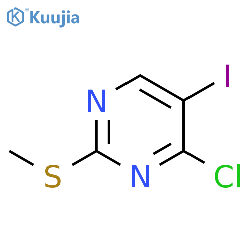 4-chloro-5-iodo-2-methylsulfanyl-pyrimidine structure