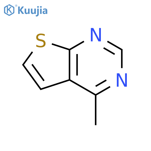 Thieno[2,3-d]pyrimidine,4-methyl- structure