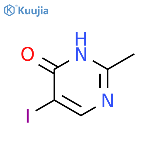 5-iodo-2-methyl-1,4-dihydropyrimidin-4-one structure