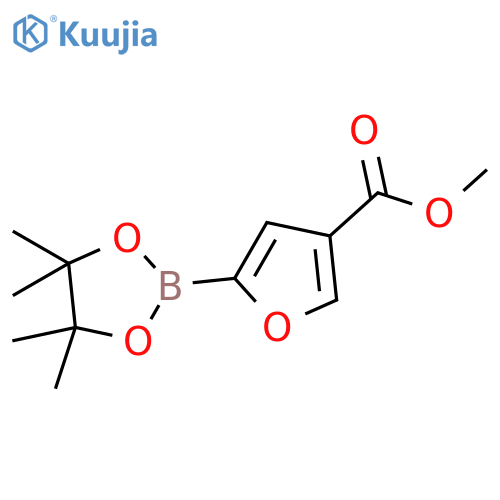 4-(Methoxycarbonyl)furan-2-boronic acid, pinacol ester structure