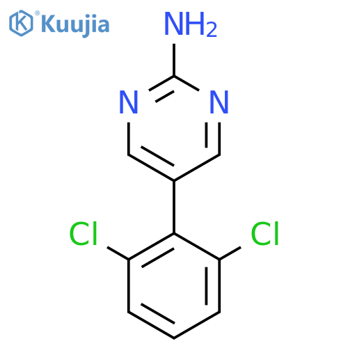 5-(2,6-Dichlorophenyl)pyrimidin-2-amine structure