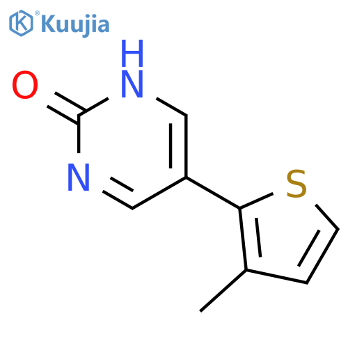 5-(3-methyl-2-thienyl)-2(1h)-pyrimidinone structure