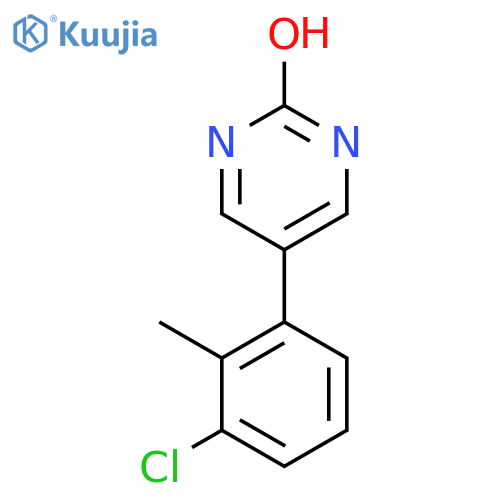 5-(3-Chloro-2-methylphenyl)pyrimidin-2-ol structure