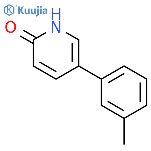 5-(3-methylphenyl)-1H-pyridin-2-one structure