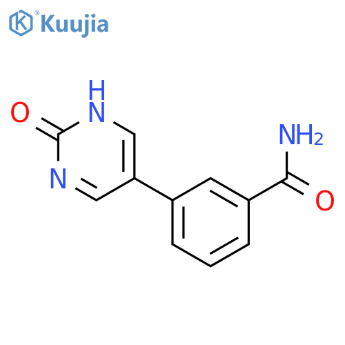 3-(2-oxo-1H-pyrimidin-5-yl)benzamide structure