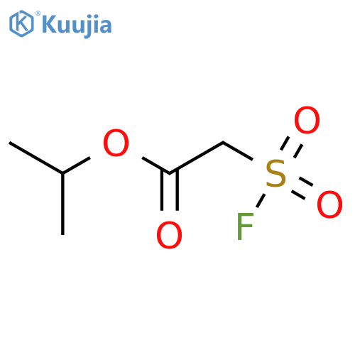 Acetic acid, (fluorosulfonyl)-, 1-methylethyl ester structure