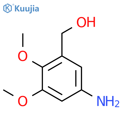 (5-Amino-2,3-dimethoxyphenyl)methanol structure