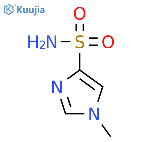 1-Methylimidazole-4-sulfonamide structure