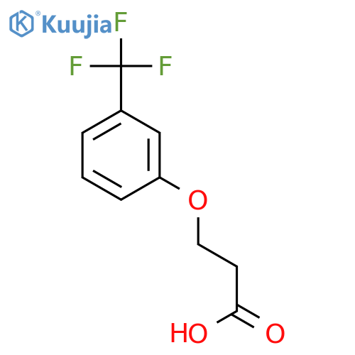 3-(3-(Trifluoromethyl)phenoxy)propanoic acid structure