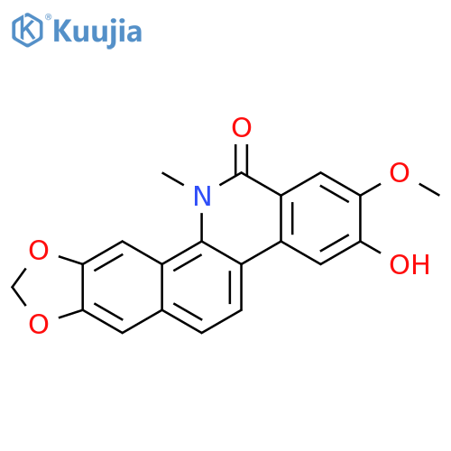 [1,3]Dioxolo[4,5]benzo[1,2-c]phenanthridin-13(12H)-one,3-hydroxy-2-methoxy-12-methyl- structure