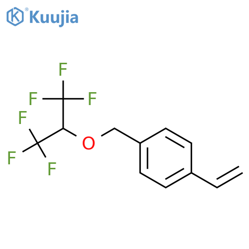 4-Vinylbenzyl Hexafluoroisopropyl Ether structure