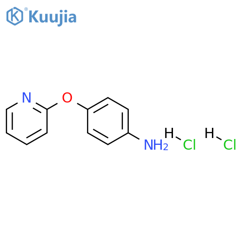 4-(pyridin-2-yloxy)aniline dihydrochloride structure