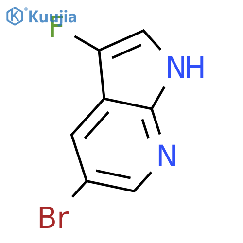 5-bromo-3-fluoro-1H-Pyrrolo[2,3-b]pyridine structure