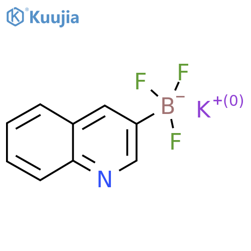 potassium trifluoro(quinolin-3-yl)boranuide structure