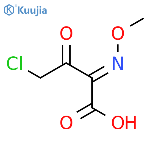 (Z)-4-Chloro-2-(methoxyimino)-3-oxobutanoic acid structure