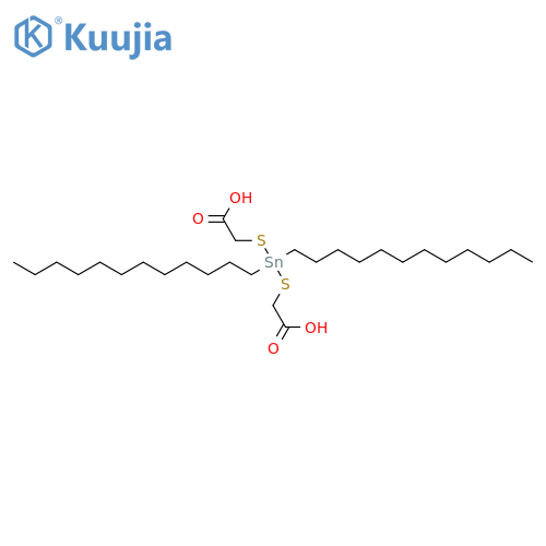 Acetic acid, 2,2'-[(didodecylstannylene)bis(thio)]bis- structure