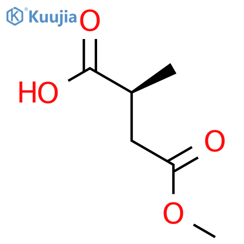 Butanedioic acid, 2-methyl-, 4-methyl ester, (2S)- structure