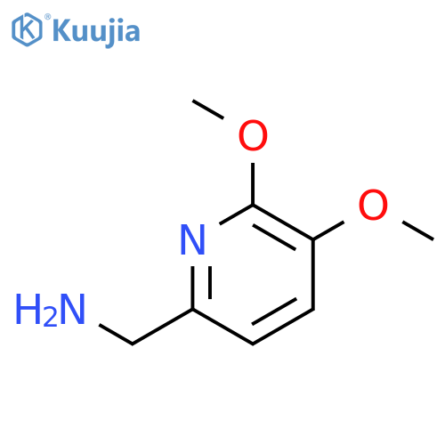 (5,6-Dimethoxypyridin-2-yl)methanamine structure