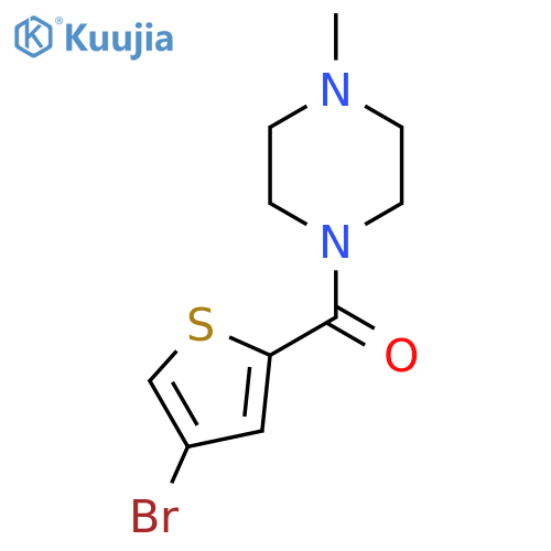 1-(4-bromothiophene-2-carbonyl)-4-methylpiperazine structure