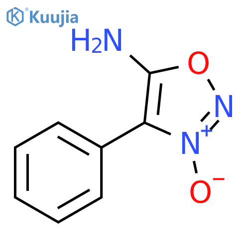 1,2,3-Oxadiazol-5-amine, 4-phenyl-, 3-oxide structure