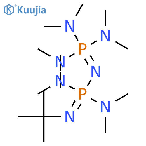 1-TERT-BUTYL-2,2,4,4,4-PENTAKIS(DIMETHYLAMINO)-2LAMBDA5,4LAMBDA5-CATENADI(PHOSPHAZENE) structure