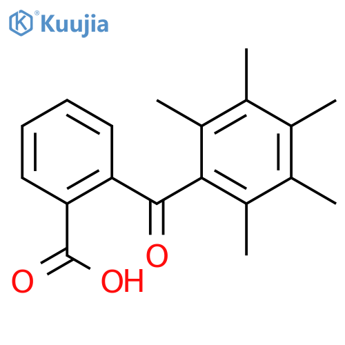 2-(2,3,4,5,6-Pentamethylbenzoyl)benzoic acid structure