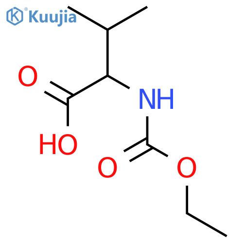 2-(Ethoxycarbonyl)amino-3-methylbutanoic Acid structure
