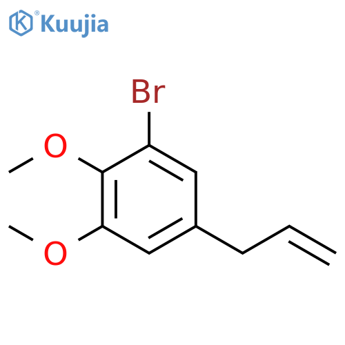 Benzene, 1-bromo-2,3-dimethoxy-5-(2-propen-1-yl)- structure