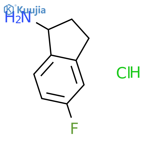 (1S)-5-fluoro-2,3-dihydro-1H-inden-1-amine structure