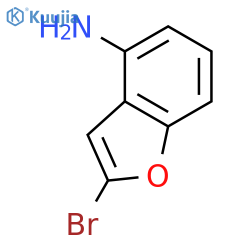 4-Benzofuranamine, 2-bromo- structure