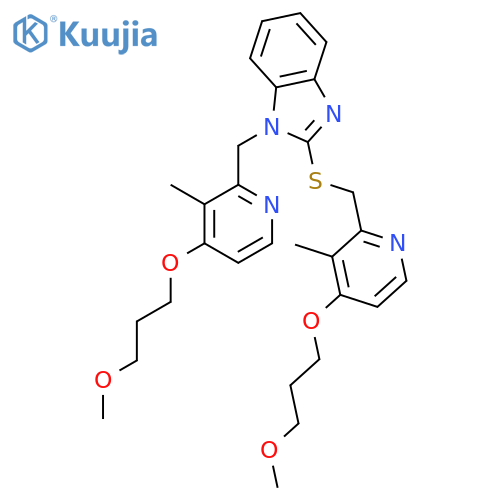 N-4-(3-Methoxypropoxy)-3-methyl-2-pyridinylmethyl Rabeprazole Sulfide structure
