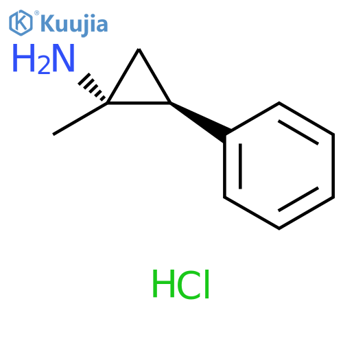 rac-(1R,2S)-1-methyl-2-phenylcyclopropan-1-amine hydrochloride, trans structure