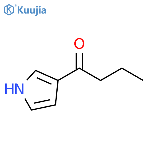 1-Butanone, 1-(1H-pyrrol-3-yl)- structure