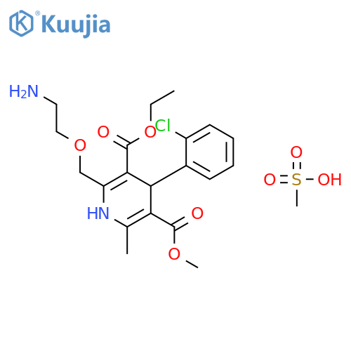 Amlodipine besylate structure