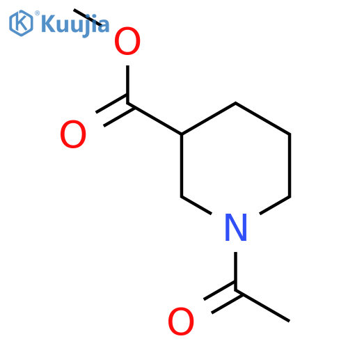 1-Acetyl-piperidine-3-carboxylic acid methyl ester structure