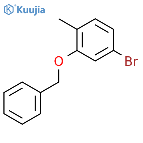 2-Benzyloxy-4-bromotoluene structure