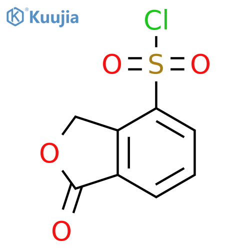 1-oxo-1,3-dihydro-2-benzofuran-4-sulfonyl chloride structure