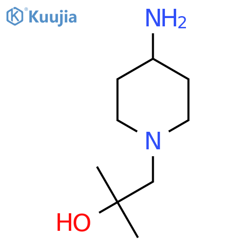 1-(4-Aminopiperidin-1-yl)-2-methylpropan-2-ol structure