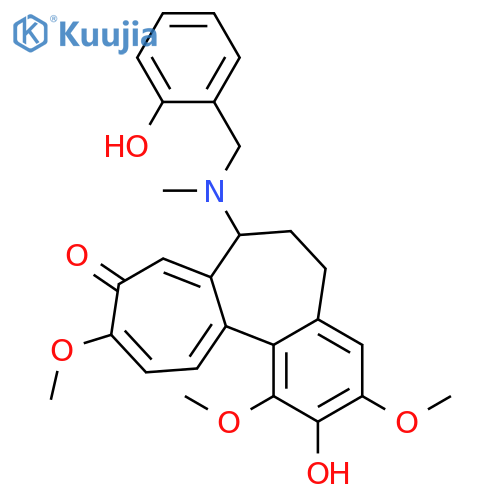 Benzo[a]heptalen-9(5H)-one,6,7-dihydro-2-hydroxy-7-[[(2-hydroxyphenyl)methyl]methylamino]-1,3,10-trimethoxy-,(7S)- structure