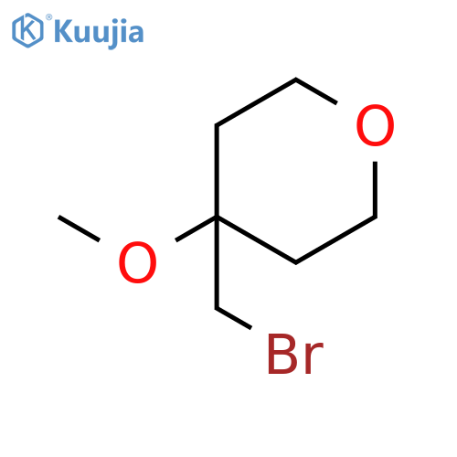4-(bromomethyl)-4-methoxyoxane structure